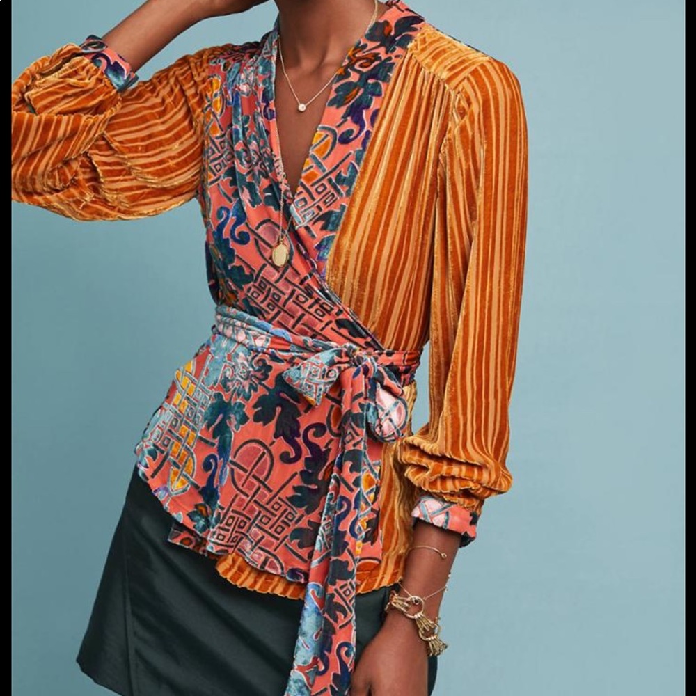 Anthropologie Wrap Shirt